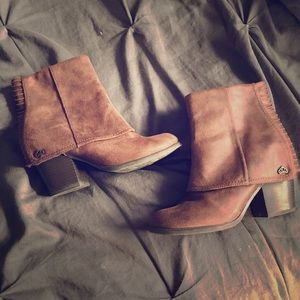 Brown booties